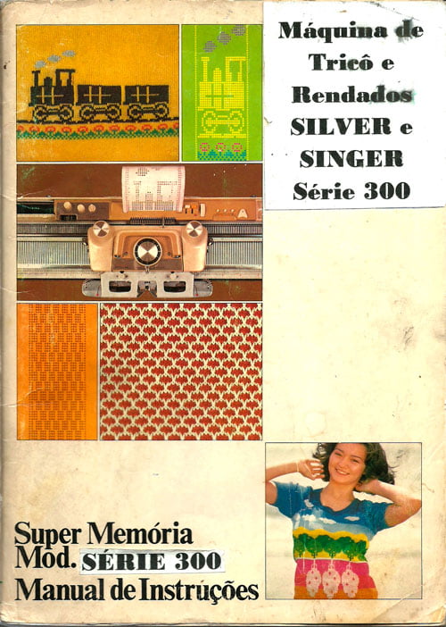 Manual Maquina de trico Silver/Singer serie 300 (321,322,322 e 326)