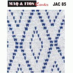 Cartela Perfurada Jacquard - JAC 85 - Elgin, Silver, Singer