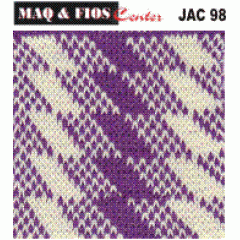 Cartela Perfurada Jacquard - JAC 98 - Elgin, Silver, Singer