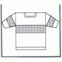 Receita de Tricô a Máquina - Nº 204 - Camisa Masculina decote redondo tam. G
